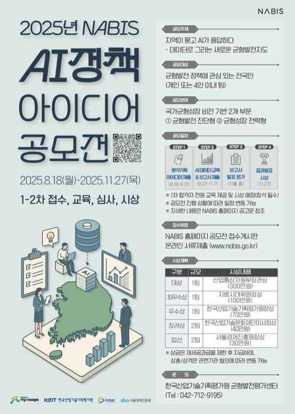 2025년 NABIS AI 정책 아이디어 공모전