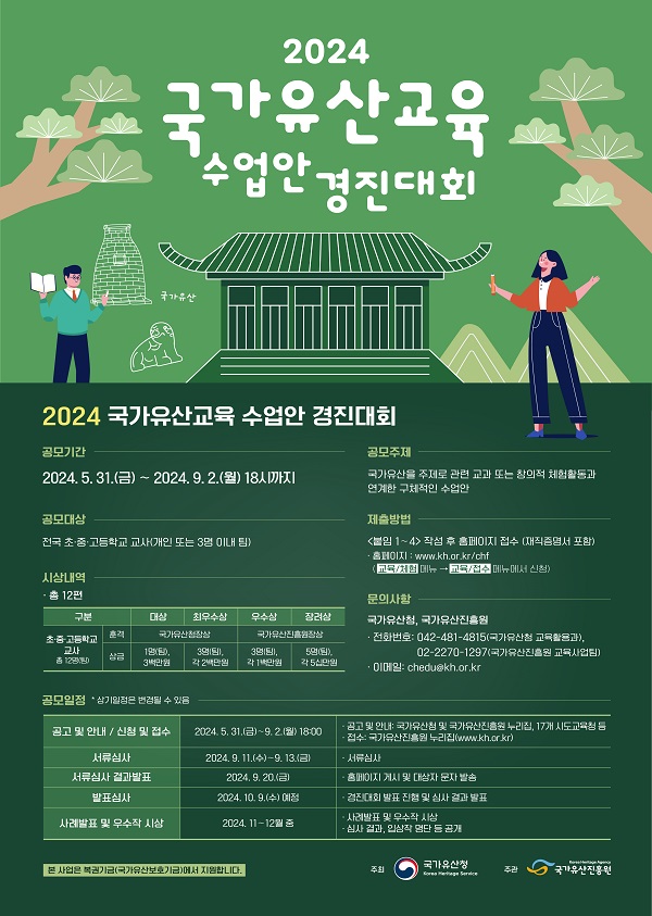 2024년 국가유산교육 수업안 경진대회