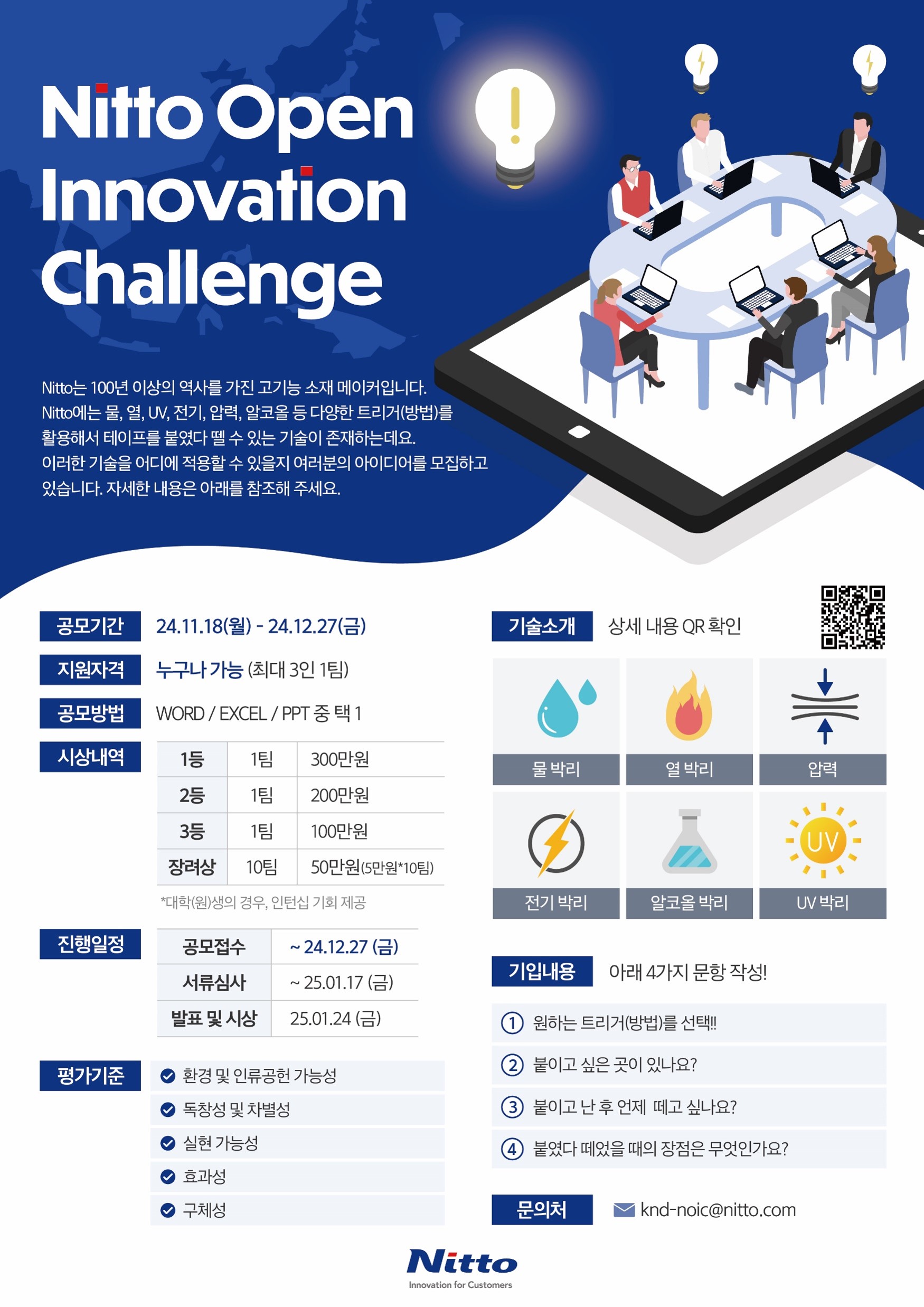 Nitto Open Innovation Challenge (2024)