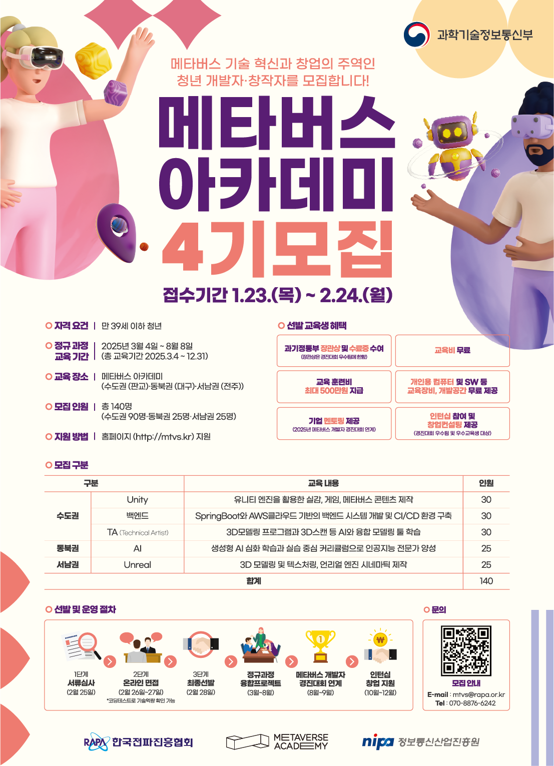 2025 메타버스 아카데미 4기 교육생 모집