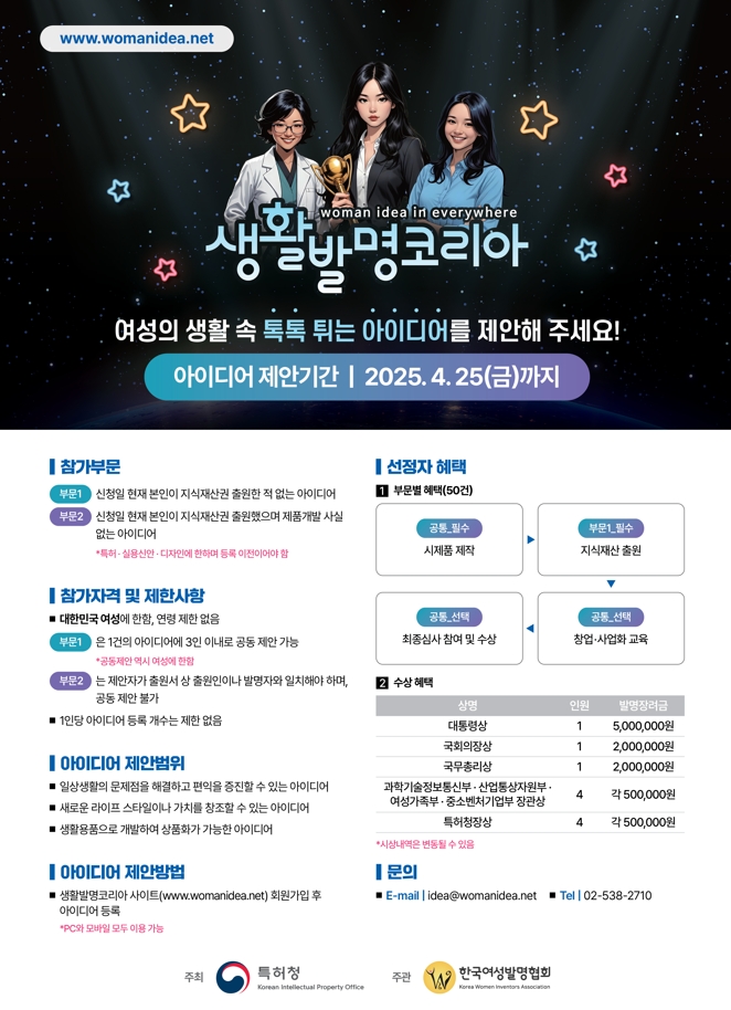 2025 생활발명코리아 아이디어 공모