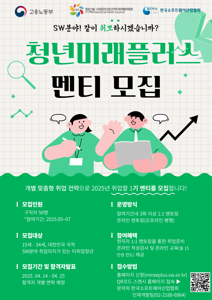 청년미래플러스 멘티 모집