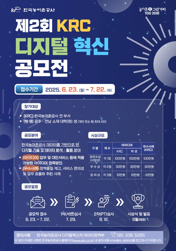 제2회 KRC 디지털 혁신 공모전