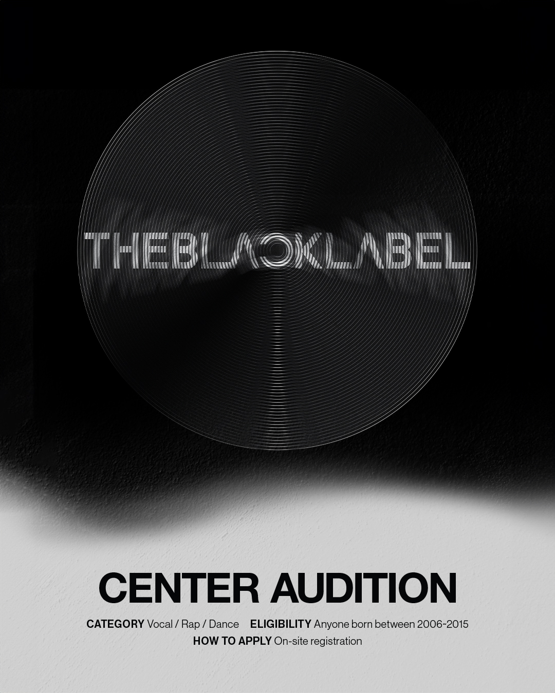  THEBLACKLABEL CENTER AUDITION