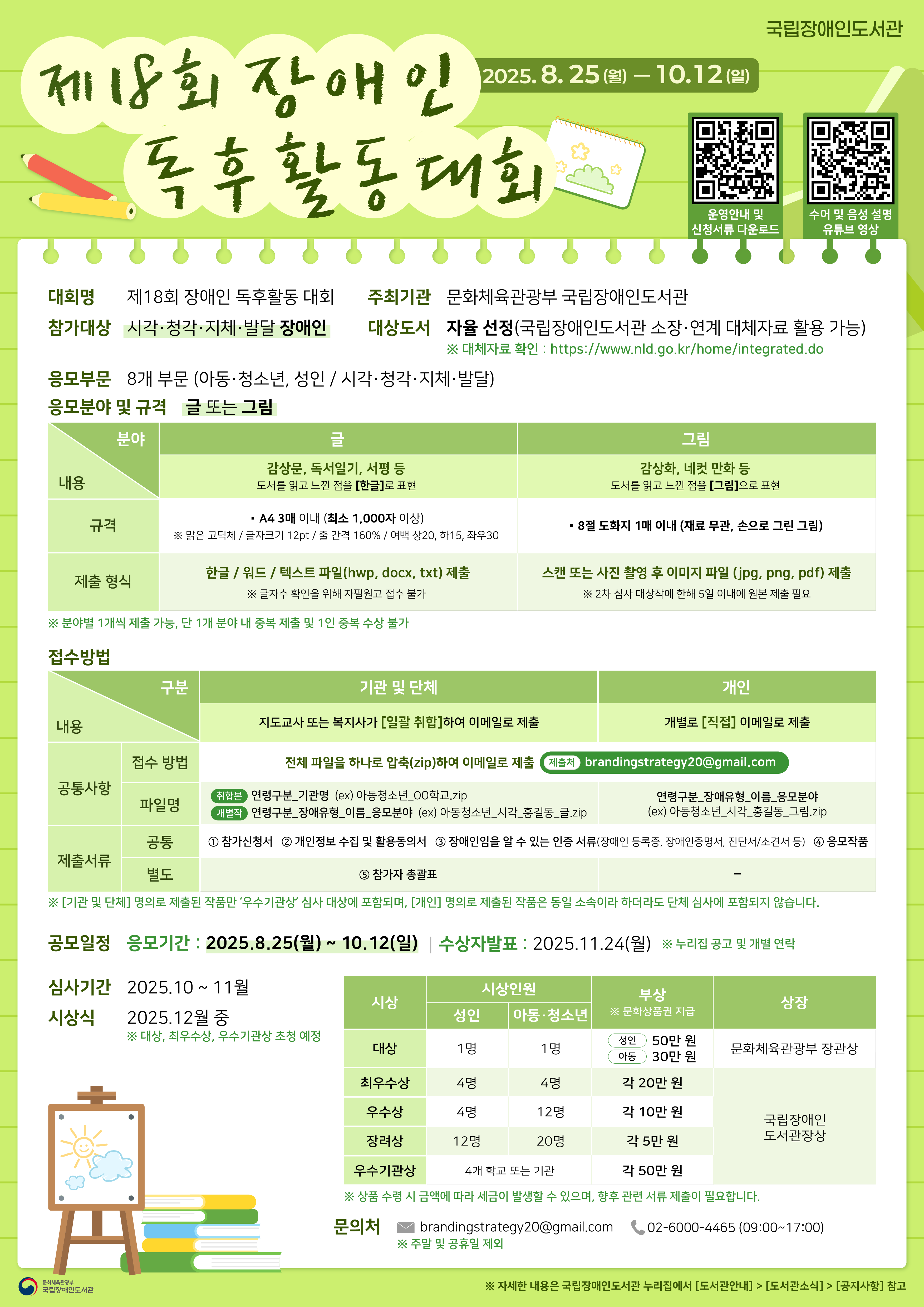 제18회 장애인 독후활동대회