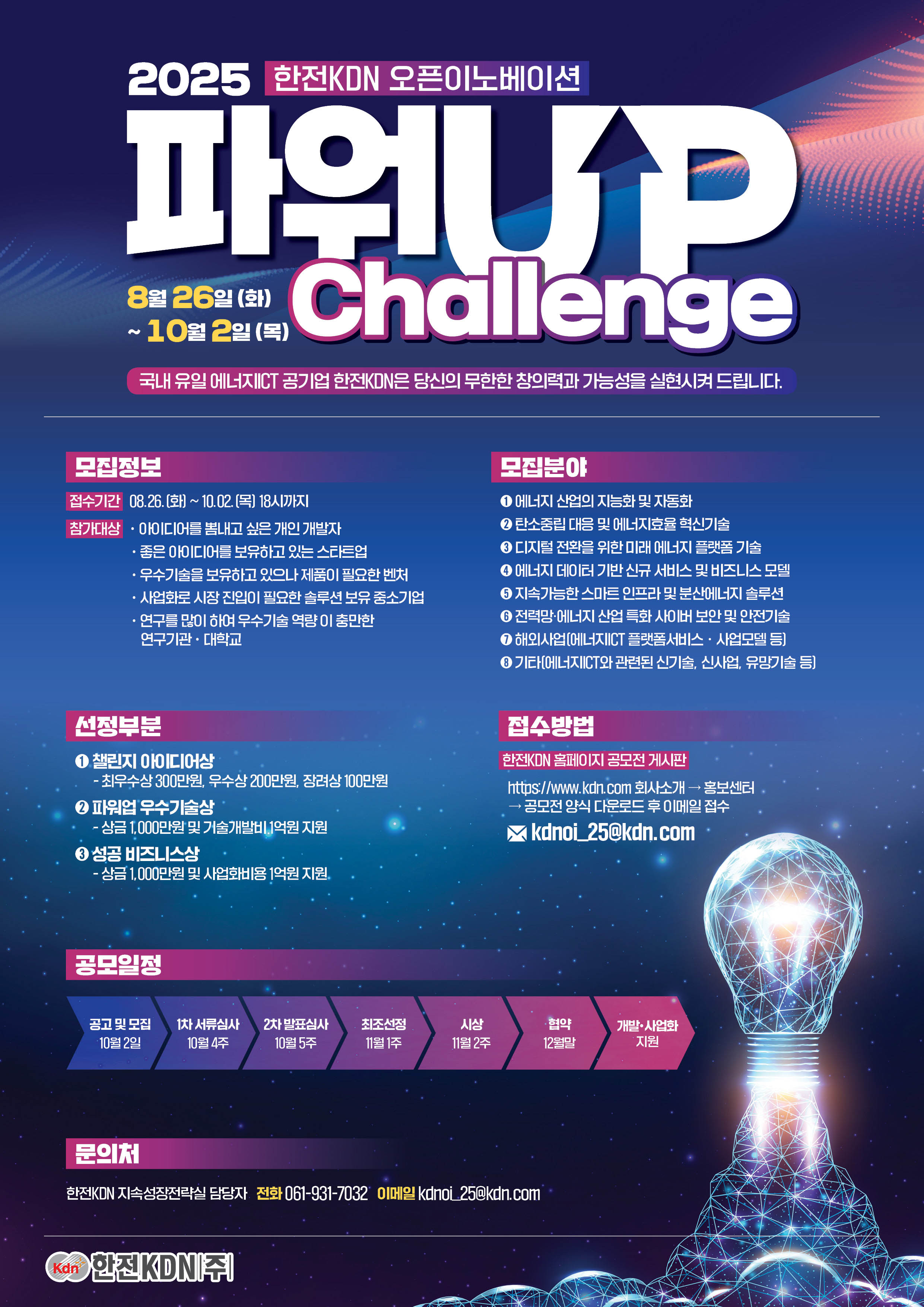 한전KDN 파워업 챌린지 2025(KDN PowerUp Challenge 2025)