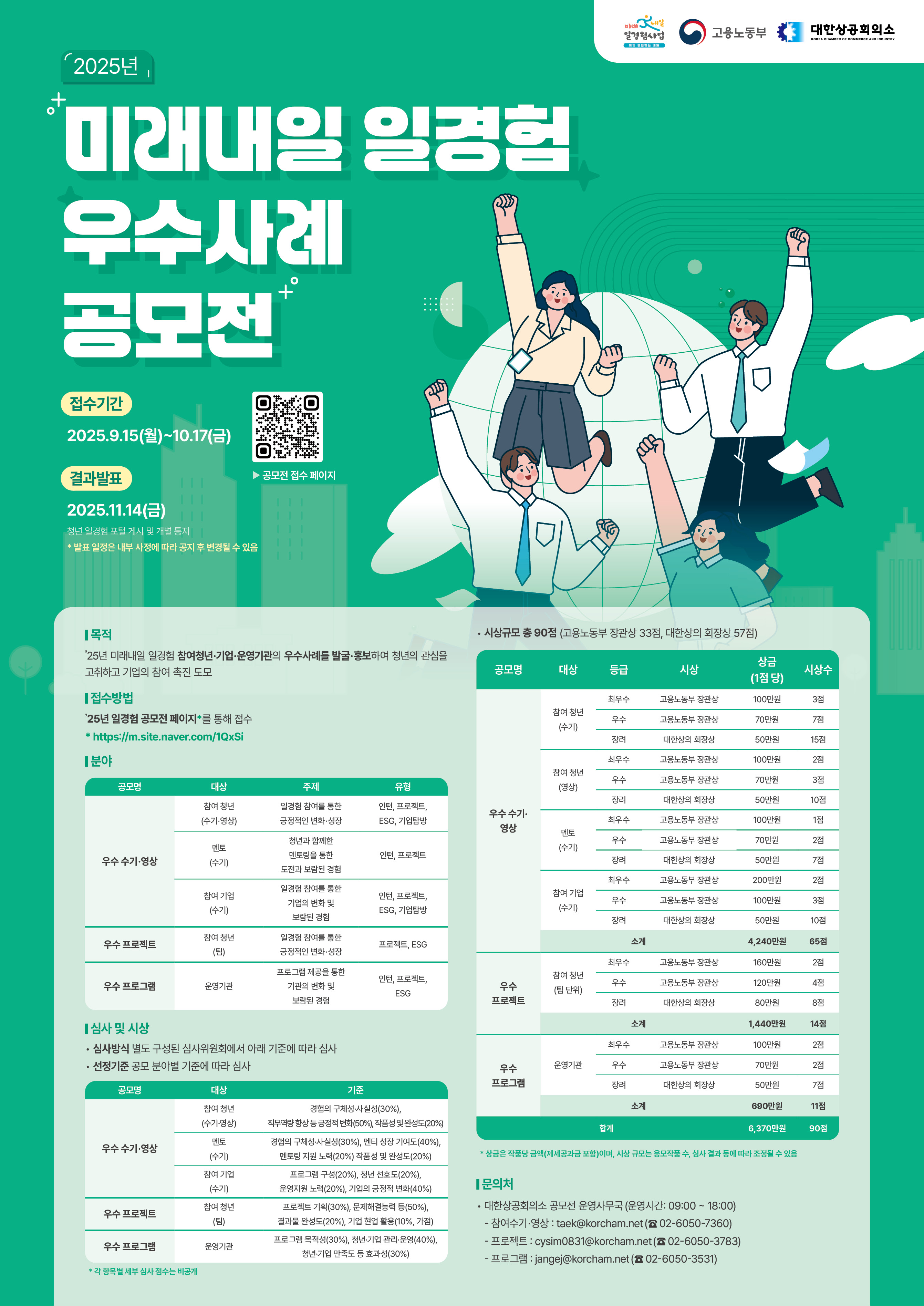2025 미래내일 일경험 우수사례 공모전