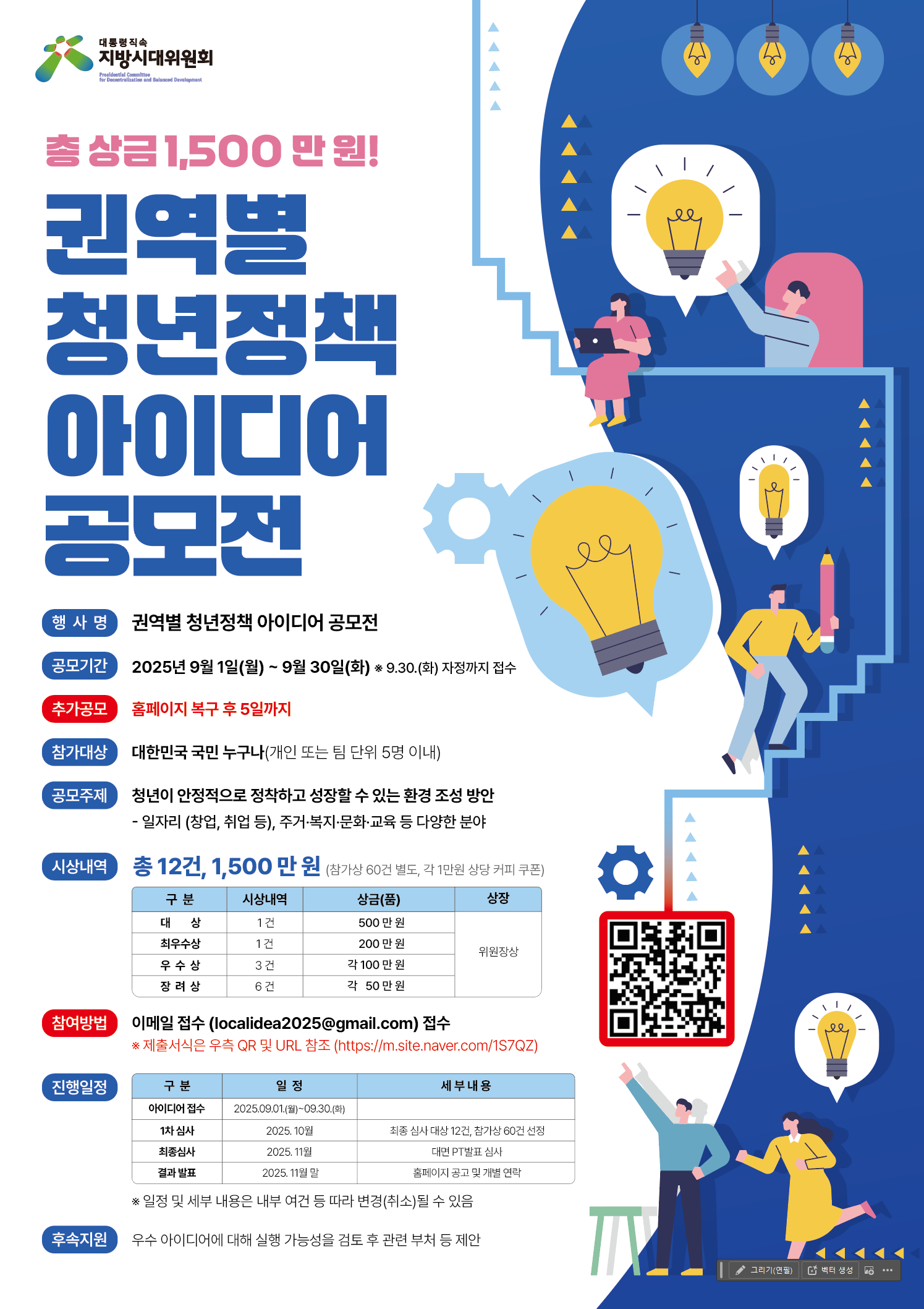 권역별 청년정책 아이디어 공모전