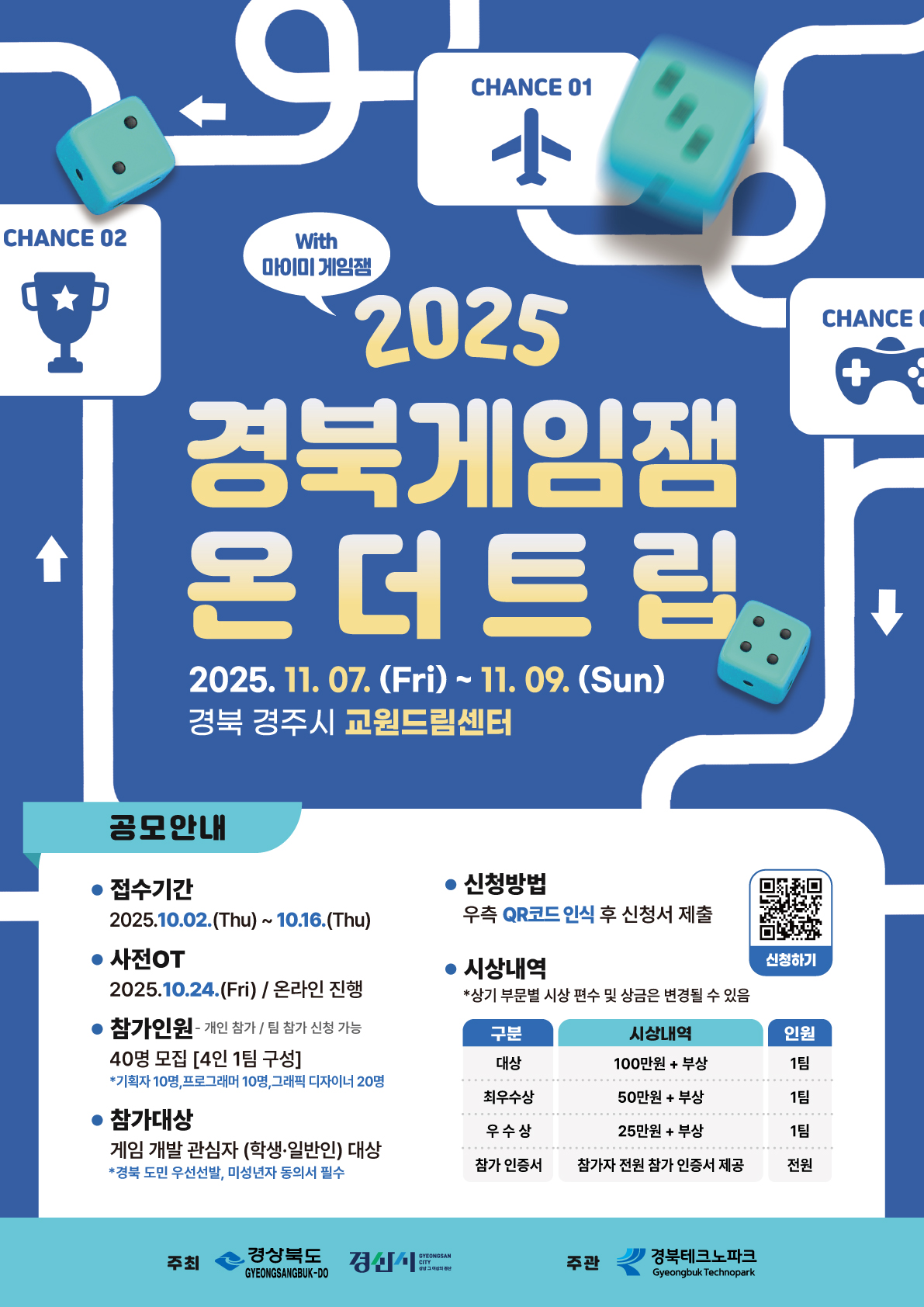2025 경북 GAMEJAM 온더트립 (with MYME) 참가자 모집