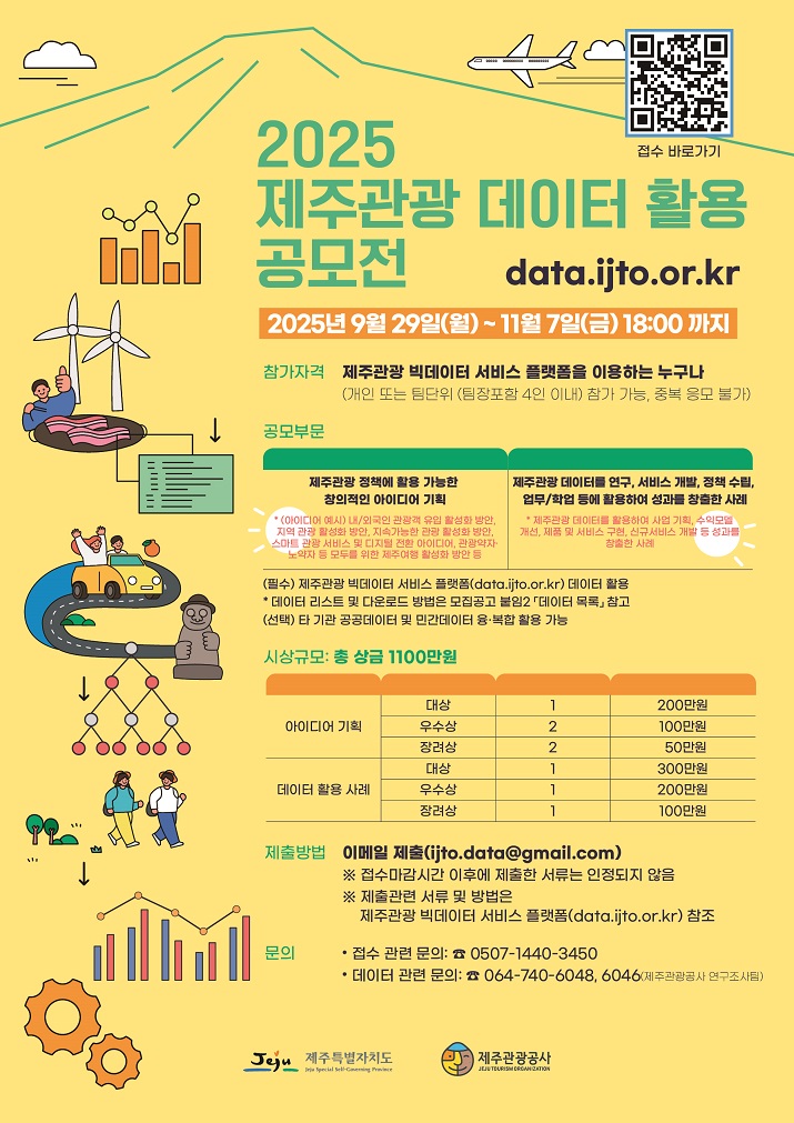2025 제주관광 데이터 활용 공모전