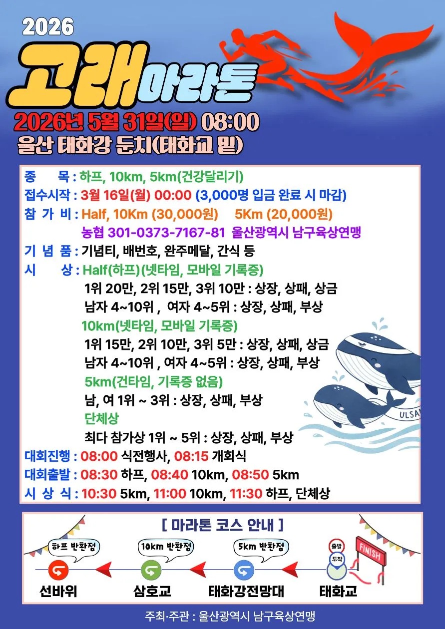 2026 고래마라톤