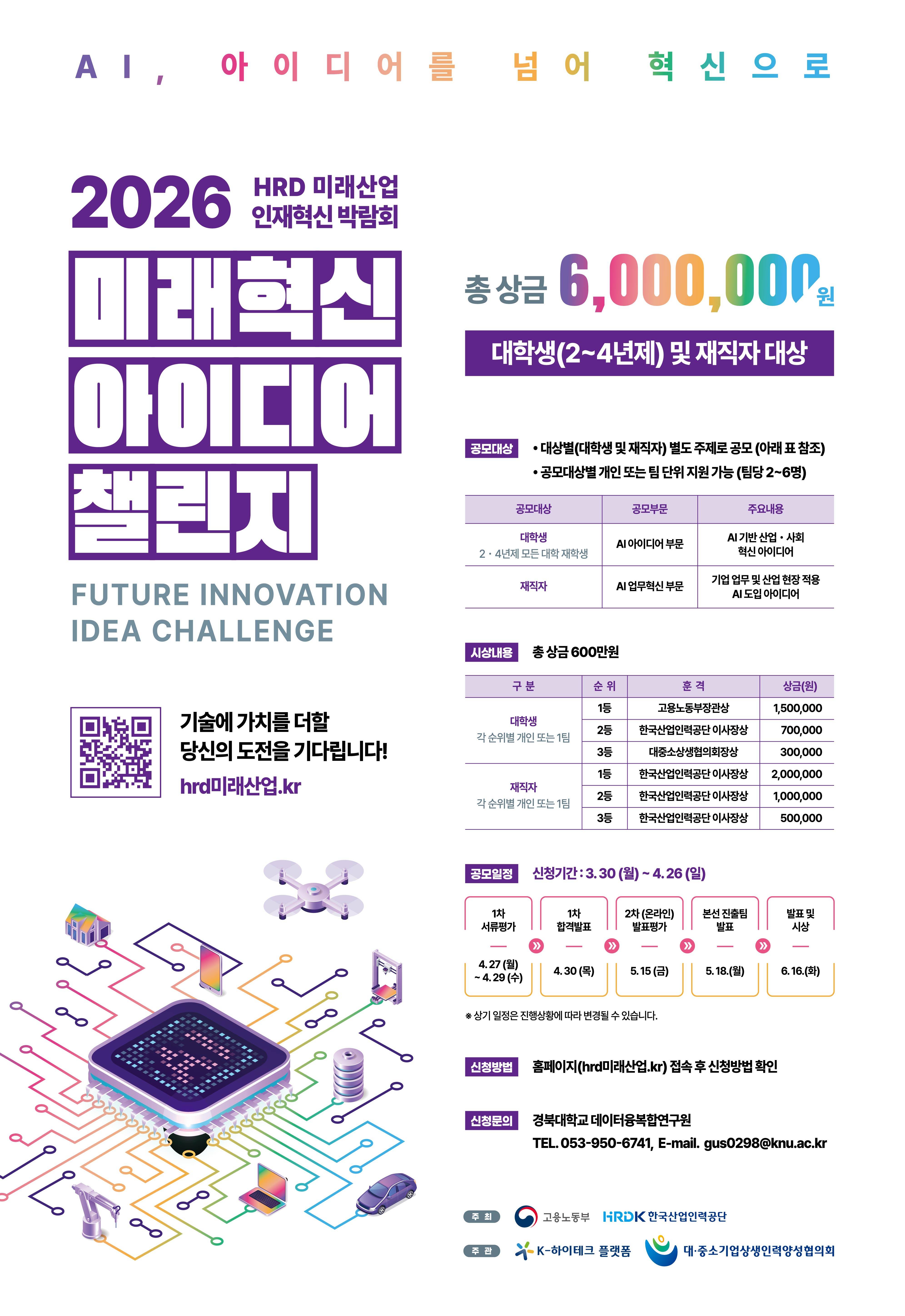 2026 HRD 미래산업 인재혁신 박람회 「미래혁신 아이디어 챌린지」