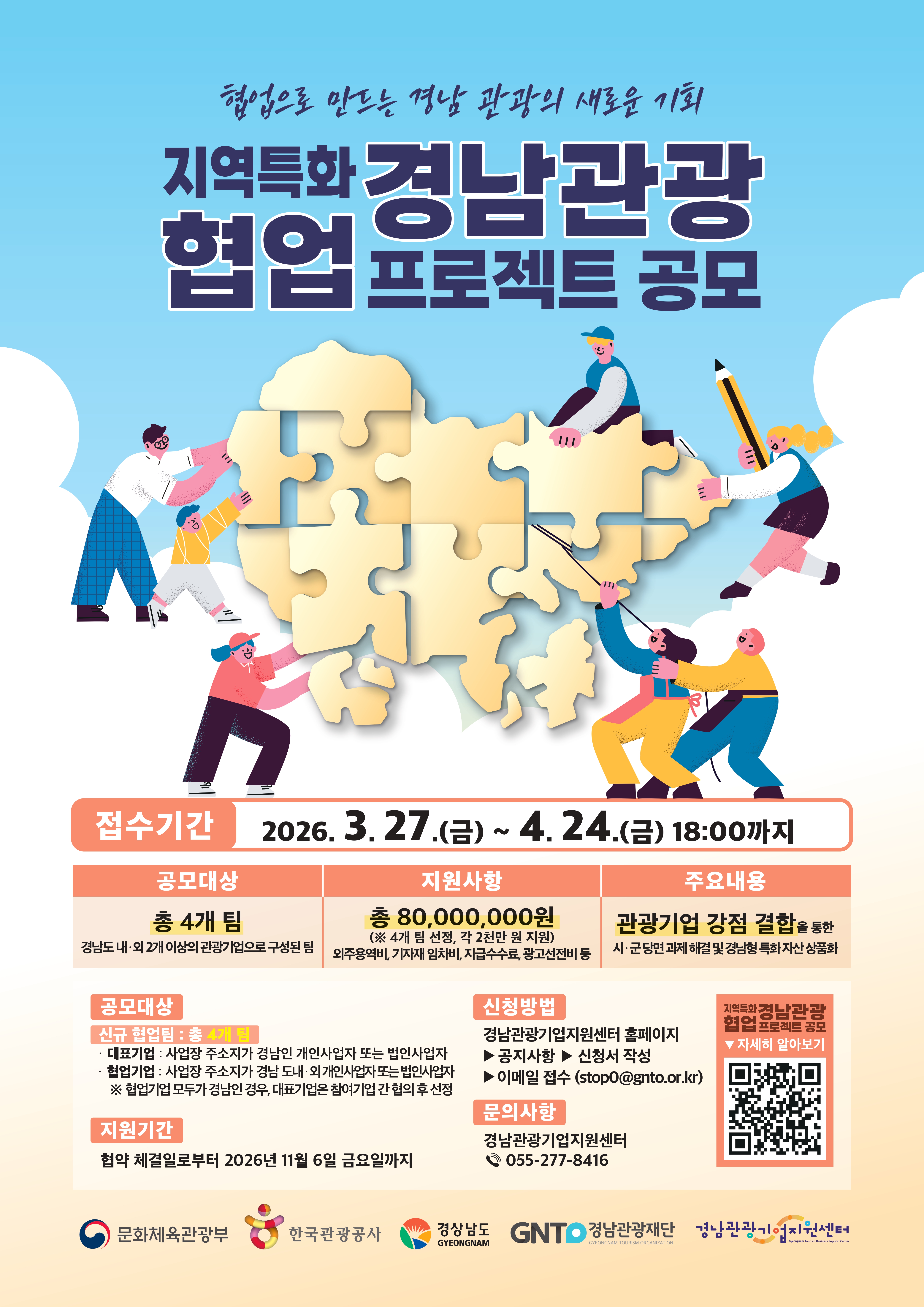 지역특화 경남관광 협업 프로젝트 공모